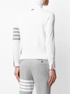 Thom Browne 4-Bar turtleneck jumper