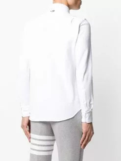 Thom Browne straight-fit piqué shirt