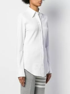 Thom Browne button-down piqué shirt