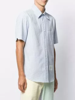 Thom Browne striped seersucker shirt