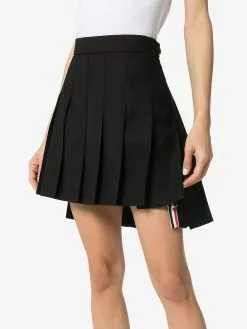 Thom Browne pleated step-hem mini skirt