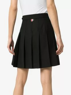 Thom Browne pleated step-hem mini skirt