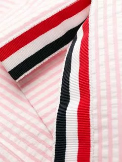 Thom Browne seersucker pleated miniskirt