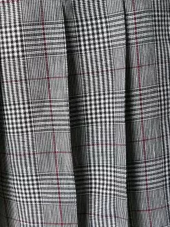 Thom Browne crisp linen pleated miniskirt