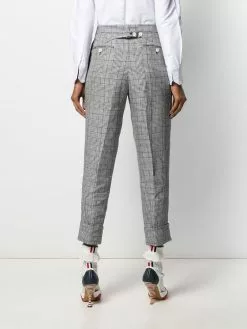 Thom Browne Check print cropped trousers cropped pants of women 10 Thom Browne check print cropped trousers