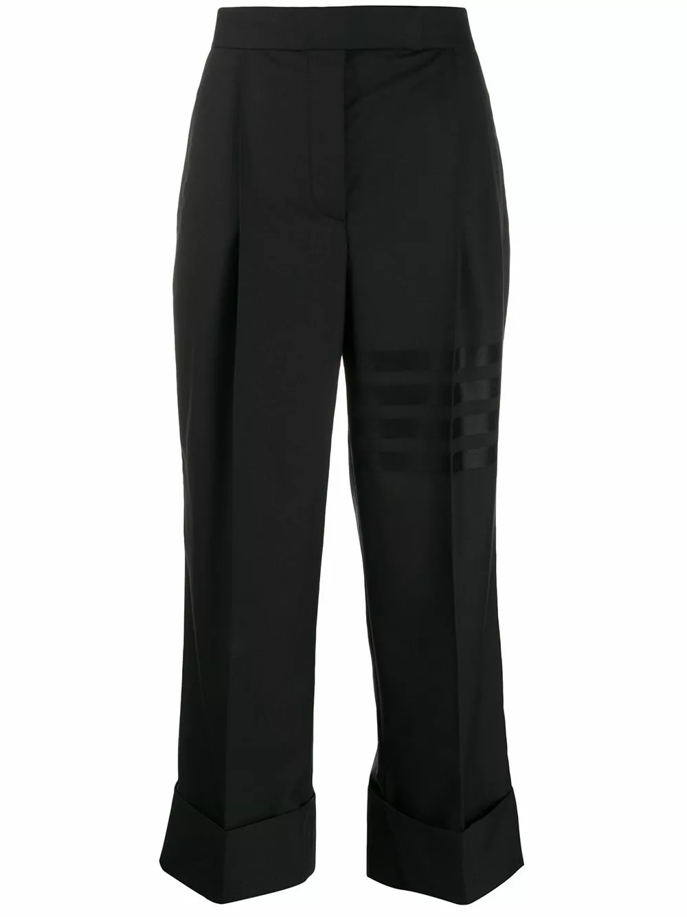 Thom Browne 4 Bar high waisted trousers cropped pants of women 1 Thom Browne 4-Bar high-waisted trousers