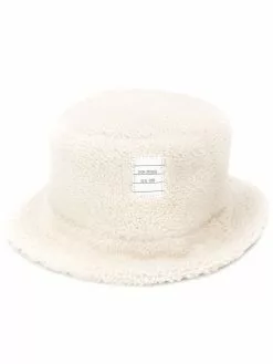 Thom Browne shearling bucket hat