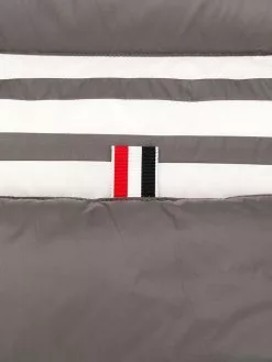 Thom Browne Down filled 4 Bar scarf scarves of men 5 Thom Browne down-filled 4-Bar scarf