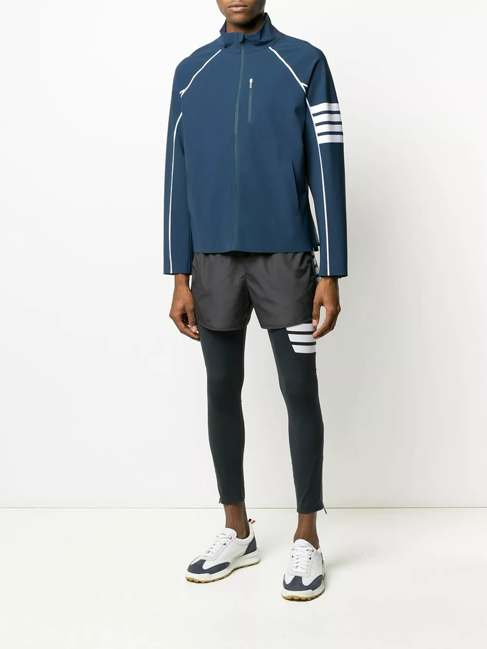 Thom Browne Lightweight tech 4 Bar jacket performance track jackets of men 2 Thom Browne lightweight tech 4-Bar jacket