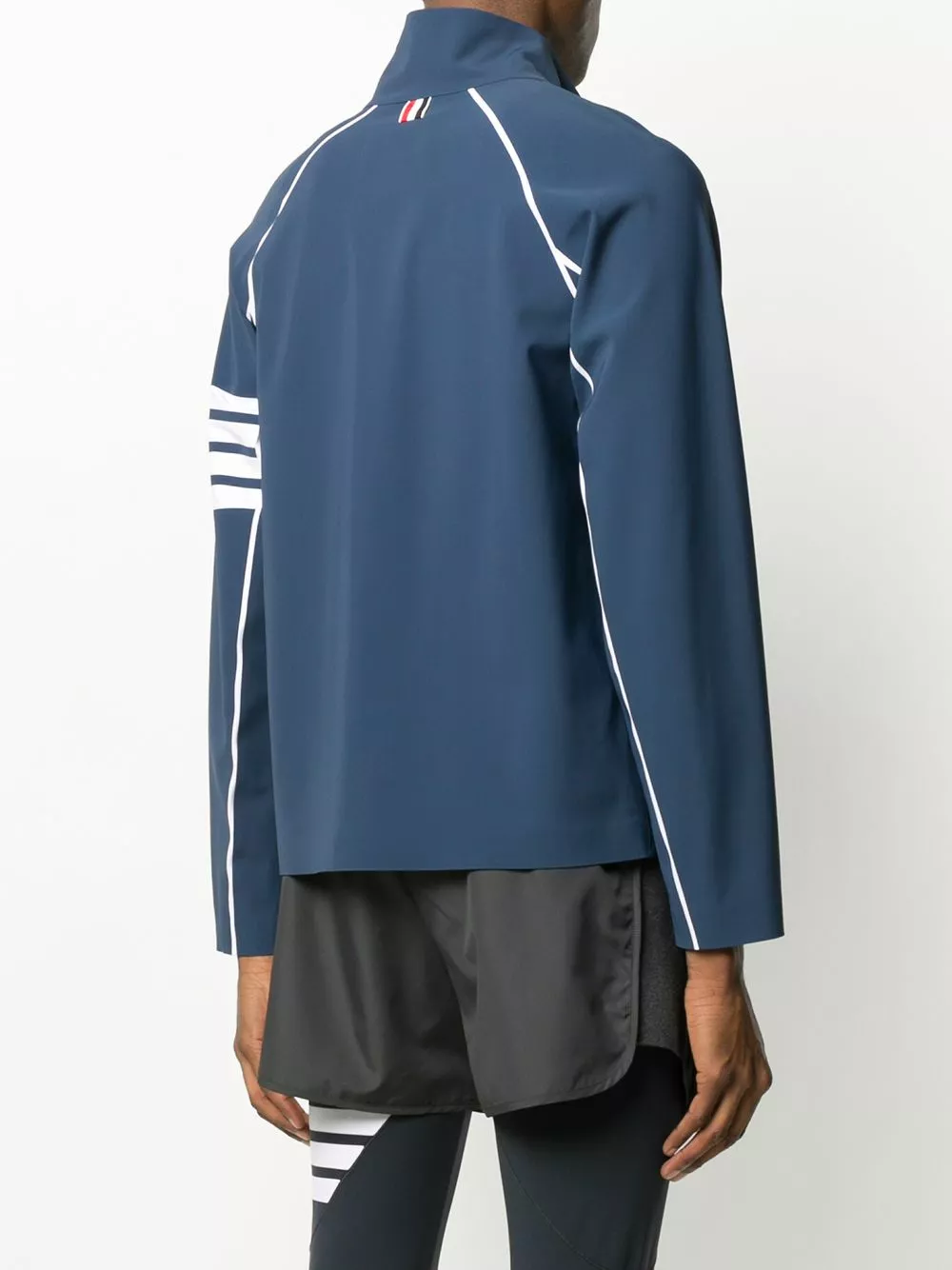 Thom Browne Lightweight tech 4 Bar jacket performance track jackets of men 4 Thom Browne lightweight tech 4-Bar jacket