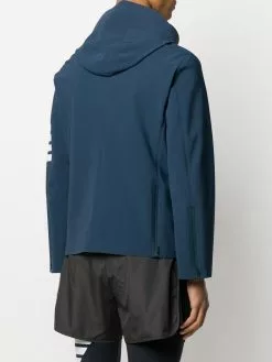 Thom Browne Lightweight tech hooded 4 Bar jacket performance track jackets of men 8 Thom Browne lightweight tech hooded 4-Bar jacket