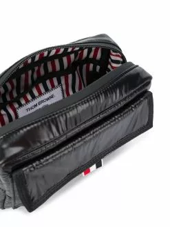Thom Browne top two-way zip wash bag