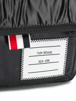 Thom Browne top two-way zip wash bag