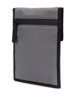 Thom Browne ripstop touch-strap neck pouch