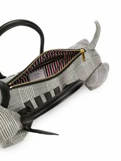 Thom Browne Prince of Wales 4-Bar Hector bag