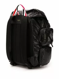 Thom Browne tricolour webbing ripstop backpack