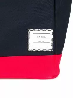 Thom Browne tricolour canvas garden tote