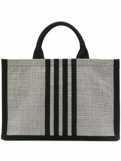 Thom Browne Prince of Wales print tote