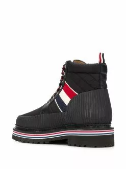 Thom Browne all terrain tricolour stripe ankle boots