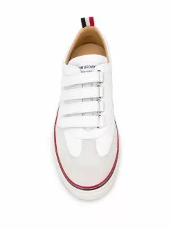 Thom Browne touch-strap low-top sneakers