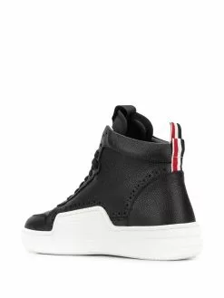 Thom Browne pebbled basketball hi-top sneakers