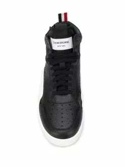 Thom Browne pebbled basketball hi-top sneakers