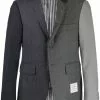 Thom Browne Fun-Mix super 120s flannel sport coat