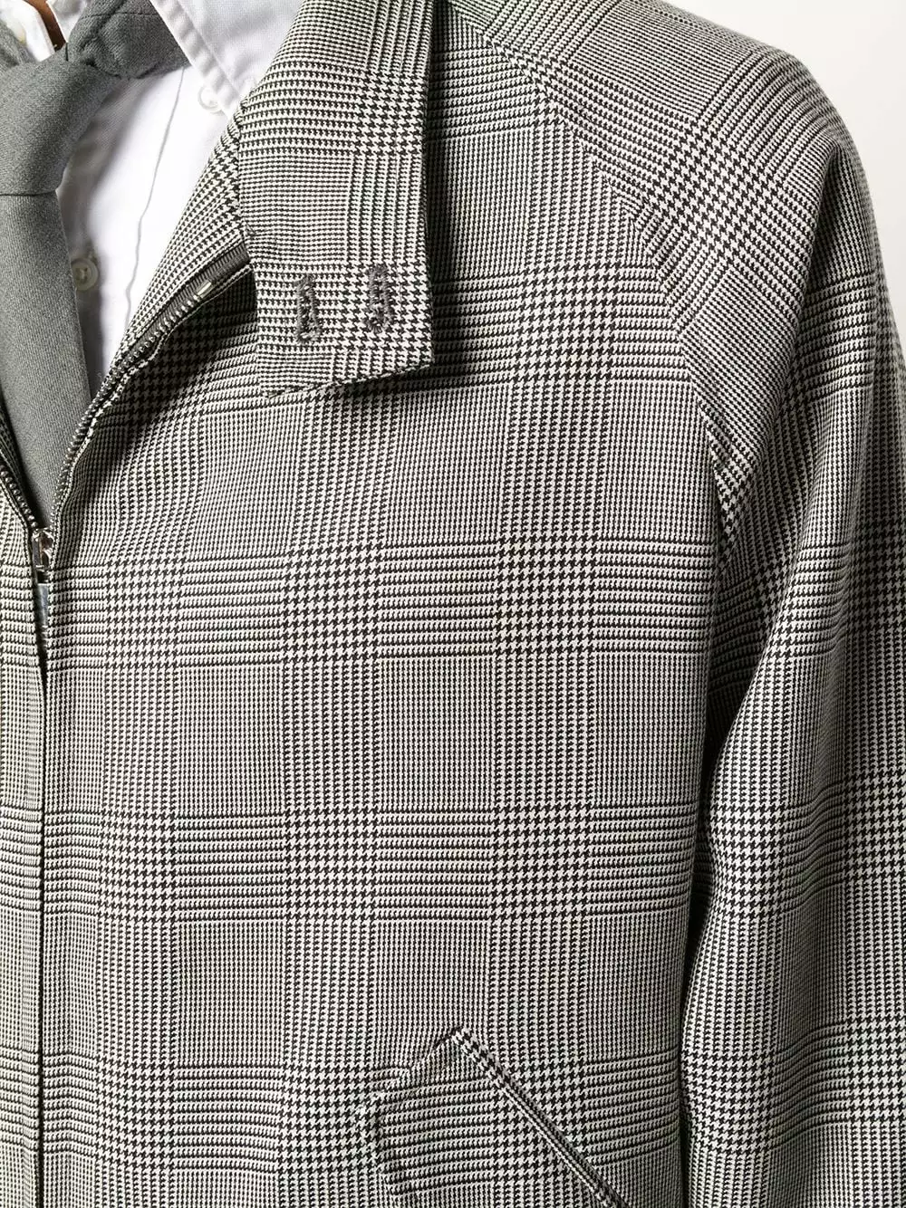 Thom Browne Prince of Wales raglan jacket bomber jackets of men 5 Thom Browne Prince of Wales raglan jacket