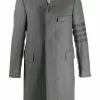 Thom Browne tonal 4-Bar Chesterfield overcoat