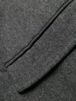 Thom Browne tonal 4-Bar Chesterfield overcoat