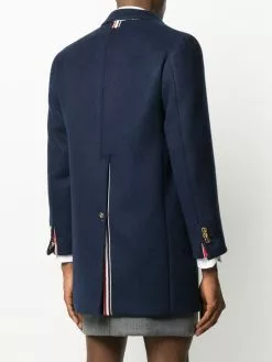 Thom Browne double breasted sack overcoat