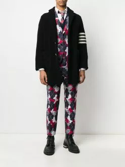 Thom Browne unconstructed sack 4-Bar overcoat