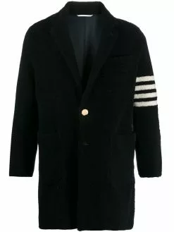Thom Browne unconstructed sack 4-Bar overcoat