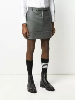 Thom Browne wool mid-thigh skirt