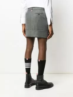 Thom Browne wool mid-thigh skirt