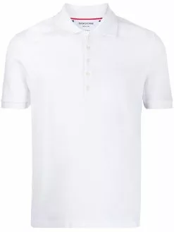 Thom Browne 4-Bar piqué polo shirt