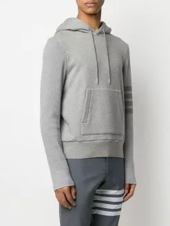 Thom Browne 4-Bar loopback hoodie