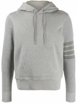 Thom Browne 4-Bar loopback hoodie