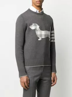 Thom Browne buffalo check Hector Icon jumper