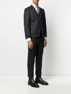Thom Browne narrow chalk-stripe flannel suit