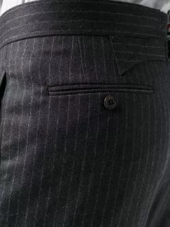 Thom Browne narrow chalk-stripe flannel suit