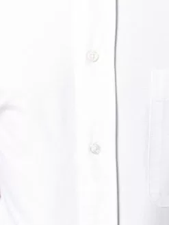 Thom Browne satin weave 4-Bar shirt