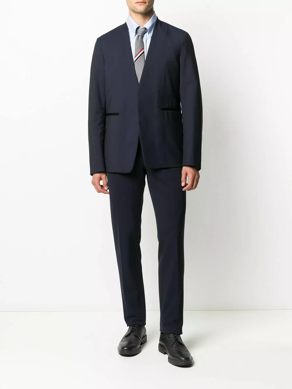 Thom Browne 4 Bar stripe button down Oxford shirt shirts of men 2 Thom Browne 4-Bar stripe button-down Oxford shirt