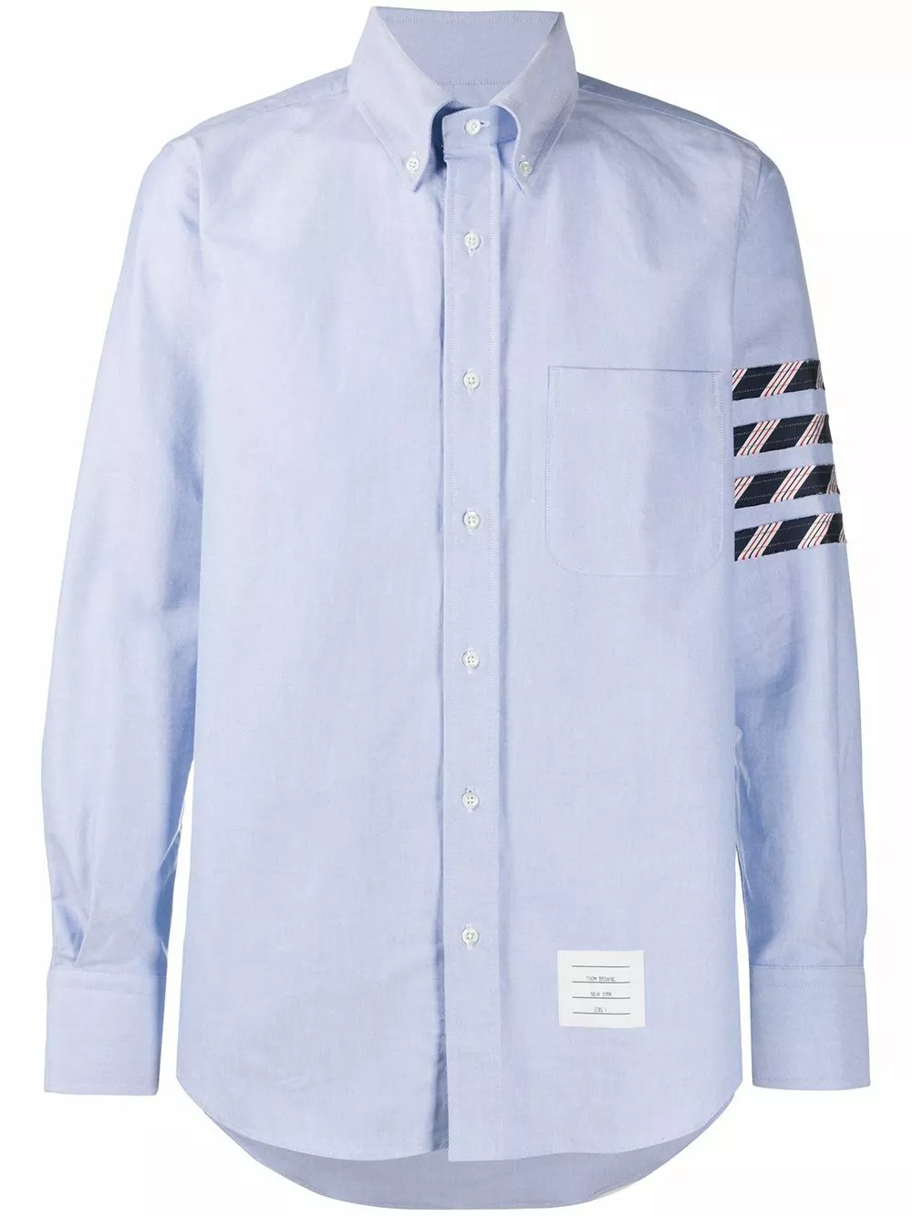 Thom Browne 4 Bar stripe button down Oxford shirt shirts of men 1 Thom Browne 4-Bar stripe button-down Oxford shirt