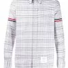 Thom Browne armband stripe checked shirt