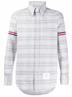 Thom Browne armband stripe checked shirt