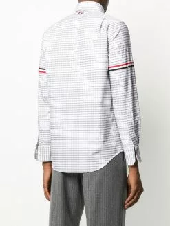 Thom Browne armband stripe checked shirt