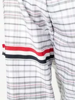 Thom Browne armband stripe checked shirt