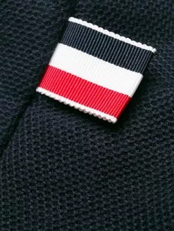 Thom Browne slim-fit tonal 4-Bar trousers