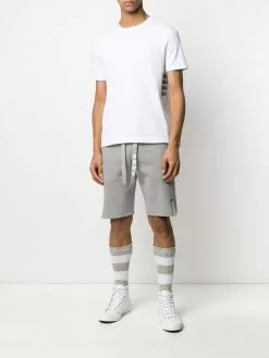 Thom Browne 4-Bar insert piqué T-shirt